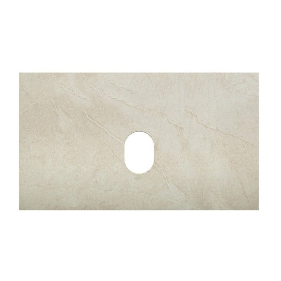 Столешница BelBagno 80 см, керамогранит, цвет Marmo Crema Opaco, KEP-80-MCO-W0