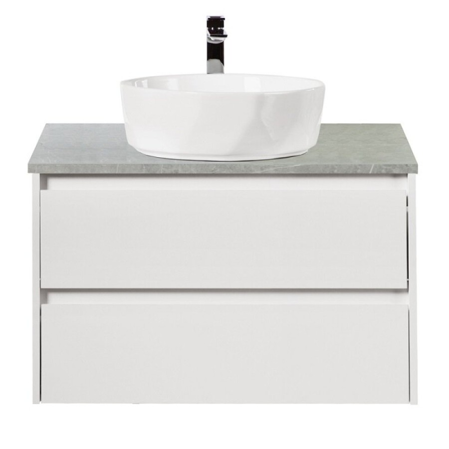 Столешница BelBagno 80 см, керамогранит, цвет Marmo Grigio Lucido, KEP-80-MGL