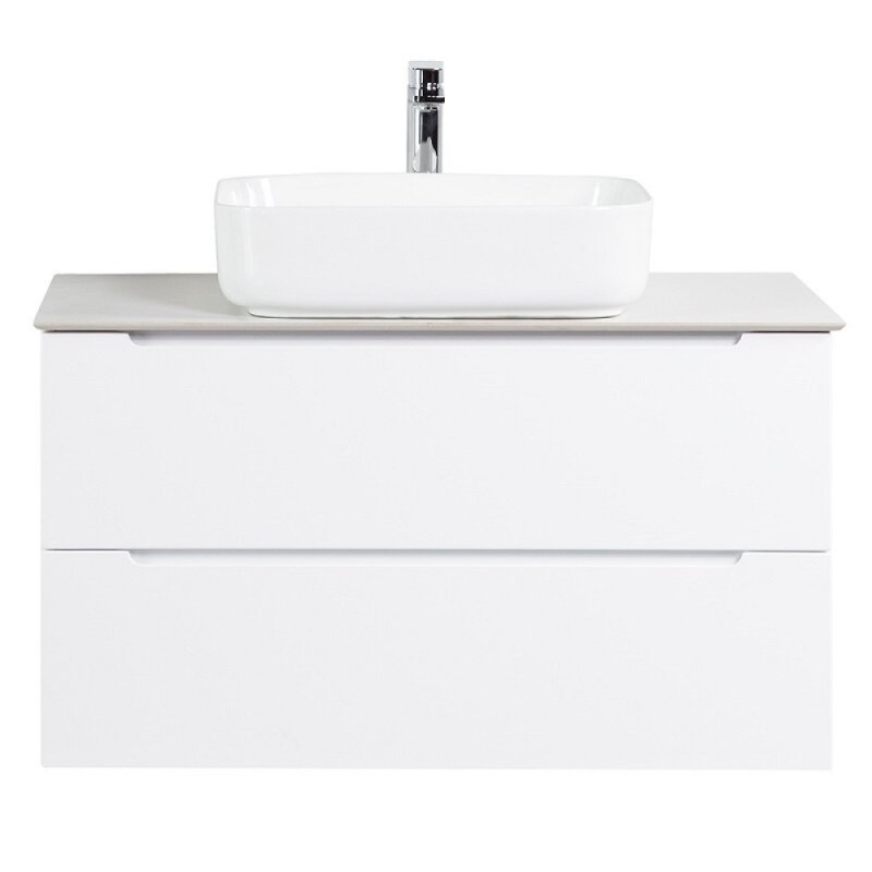 Столешница BelBagno 90 см, керамогранит, цвет Bianco Opaco, KEP-90-BO