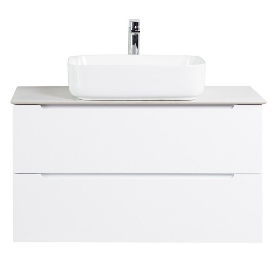 Столешница BelBagno 90 см, керамогранит, цвет Bianco Opaco, KEP-90-BO