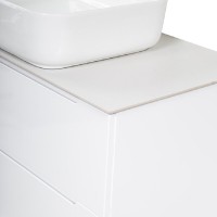 Столешница BelBagno 90 см, керамогранит, цвет Bianco Opaco, KEP-90-BO-W0