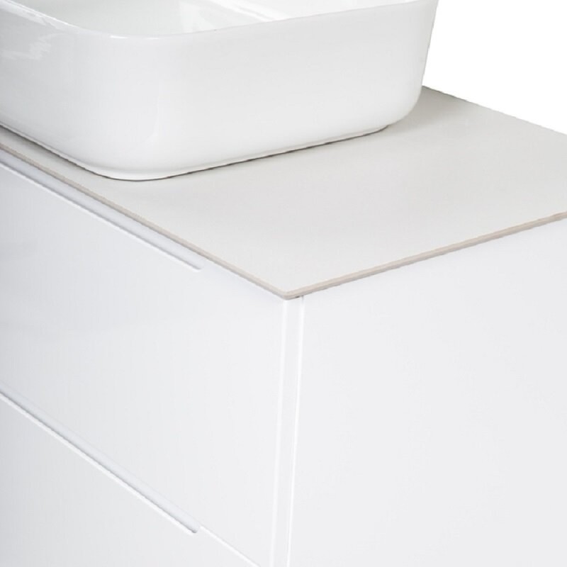 Столешница BelBagno 90 см, керамогранит, цвет Bianco Opaco, KEP-90-BO-W0