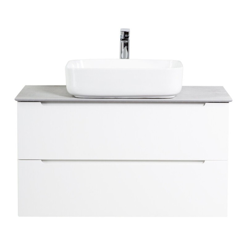 Столешница BelBagno 90 см, керамогранит, цвет Cemento Struttura, KEP-90-CESTR