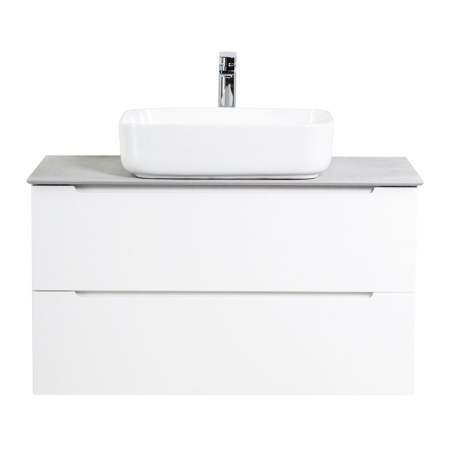 Столешница BelBagno 90 см, керамогранит, цвет Cemento Struttura, KEP-90-CESTR