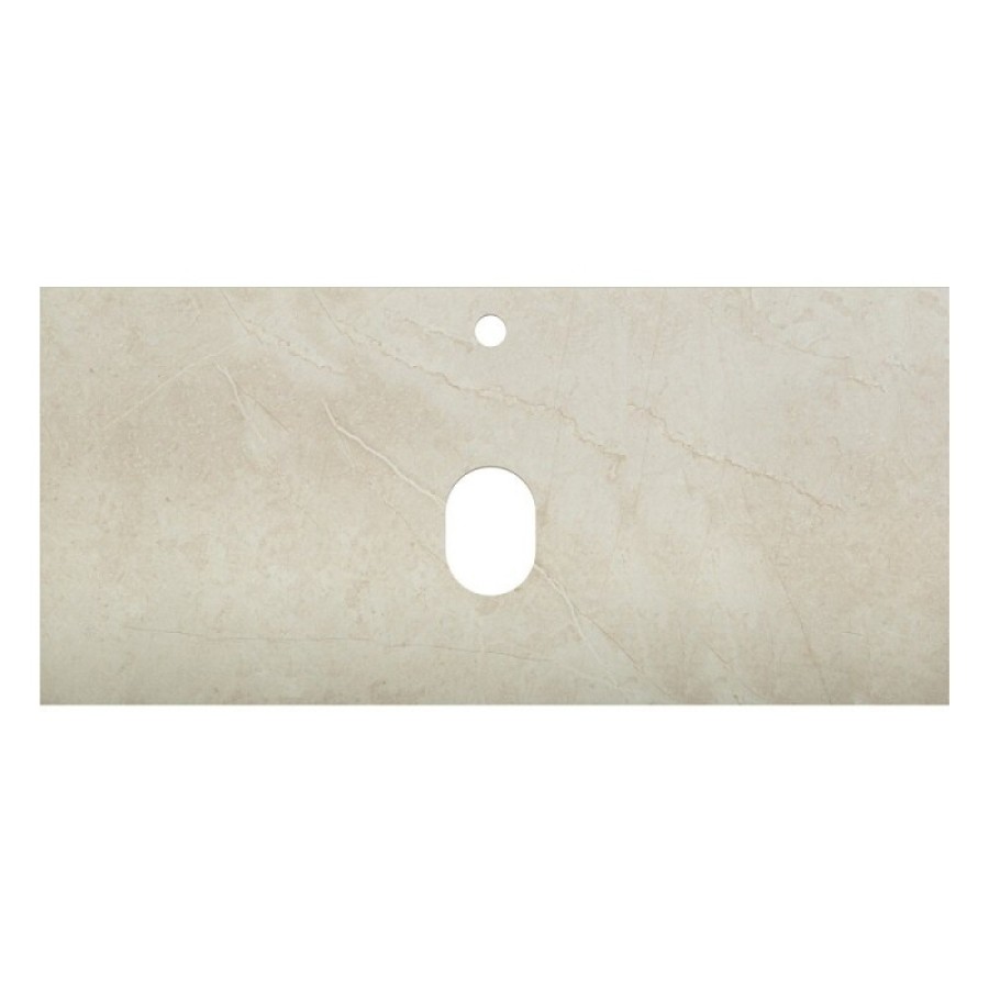 Столешница BelBagno 90 см, керамогранит, цвет Marmo Crema Opaco, KEP-90-MCO