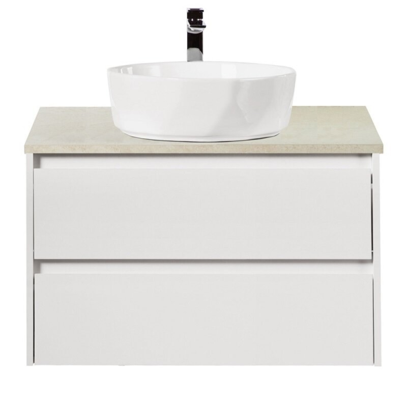 Столешница BelBagno 90 см, керамогранит, цвет Marmo Crema Opaco, KEP-90-MCO