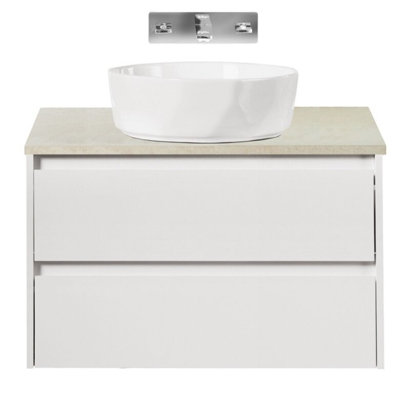 Столешница BelBagno 90 см, керамогранит, цвет Marmo Crema Opaco, KEP-90-MCO-W0