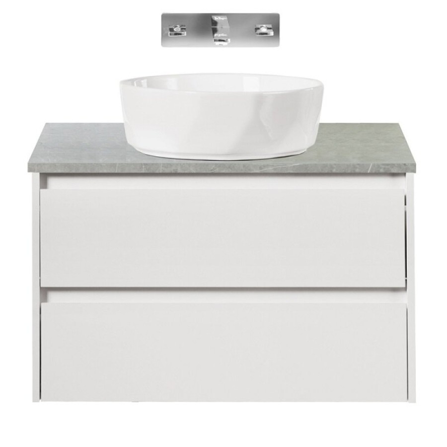 Столешница BelBagno 90 см, керамогранит, цвет Marmo Grigio Lucido, KEP-90-MGL-W0