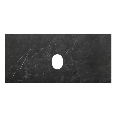 Столешница BelBagno 90 см, керамогранит, цвет Marmo Nero Opaco, KEP-90-MNO-W0