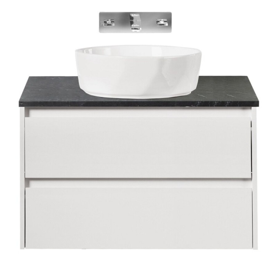 Столешница BelBagno 90 см, керамогранит, цвет Marmo Nero Opaco, KEP-90-MNO-W0