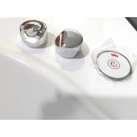 Акриловая ванна Timo KILO1570-KT15-SPV1505-T-CM-FP15H, 150 х 70 см, с гидромассажем, цвет белый
