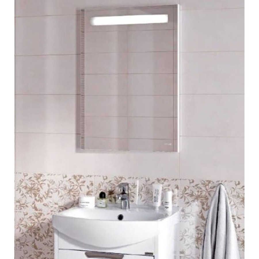 Зеркало Cersanit Base LU-LED010*60-B-OS, с Led-подсветкой, 60 х 70 см
