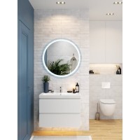 Зеркало Cersanit LED 090 design 72 x 72 см с подсветкой, диммер, LU-LED012*72-d-Os, 62981