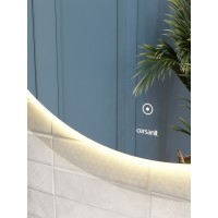 Зеркало Cersanit LED 012 design 88 x 88 см с подсветкой, диммер, LU-LED012*88-d-Os, 62982