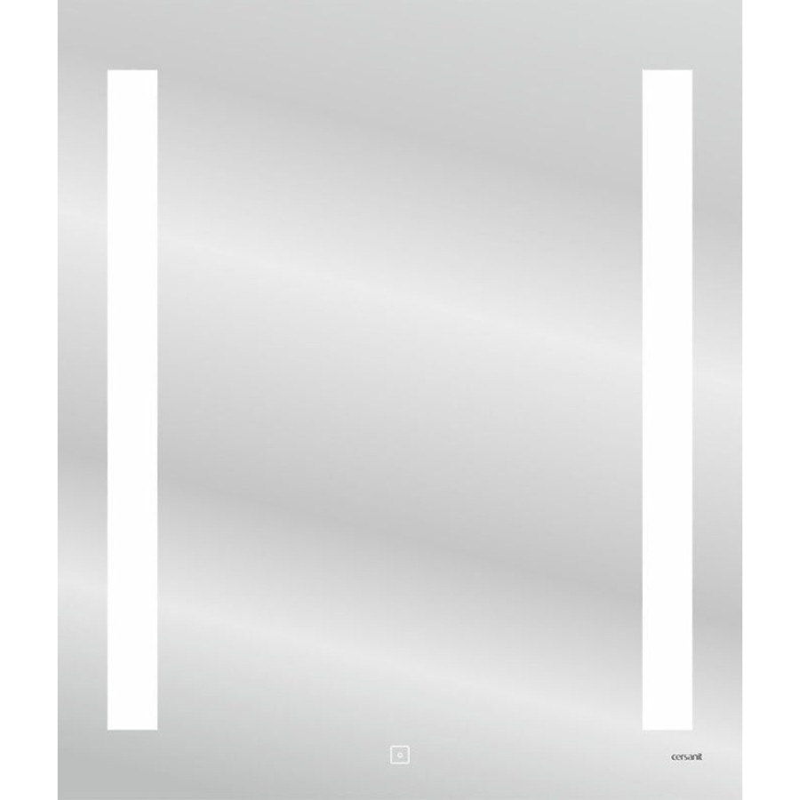 Зеркало Cersanit Base LU-LED020*60-B-OS, с Led-подсветкой, 60 х 80 см