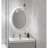 Зеркало Cersanit Design LU-LED040*57-D-OS, с LED-подсветкой и антизапотеванием, 57 х 77 см