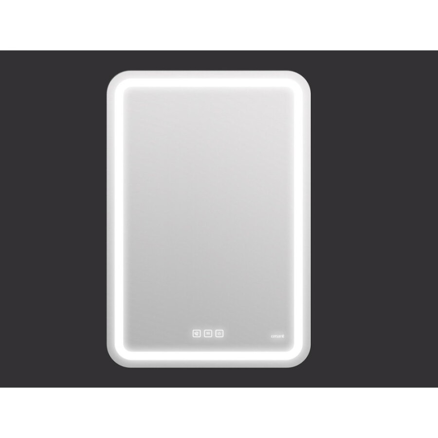Зеркало Cersanit 051 Design pro KN-LU-LED051*55-p-Os, 55 x 80 см, LED-подсветка, bluetooth, диммер, с антизапотеванием