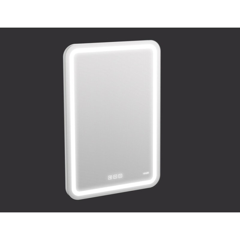 Зеркало Cersanit 051 Design pro KN-LU-LED051*55-p-Os, 55 x 80 см, LED-подсветка, bluetooth, диммер, с антизапотеванием