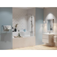 Зеркало Cersanit 051 Design pro KN-LU-LED051*55-p-Os, 55 x 80 см, LED-подсветка, bluetooth, диммер, с антизапотеванием