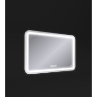 Зеркало Cersanit Design Pro LU-LED051*80-P-OS, с LED-подсветкой, bluetooth, антизапотеванием, 80 х 55 см