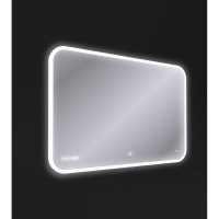 Зеркало Cersanit Design Pro LU-LED070*100-P-OS, LED-подсветка, bluetooth, часы, с антизапотеванием, 100 х 70 см