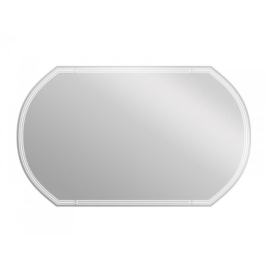 Зеркало Cersanit Design Pro KN-LU-LED090*100-d-Os, с подсветкой, с антизапотеванием, 100 х 60 см