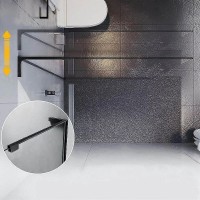 Душевая перегородка Veconi Korato KR77-80-01-C8, 80 см, свободный вход, Easy Clean, стекло прозрачное, профиль хром