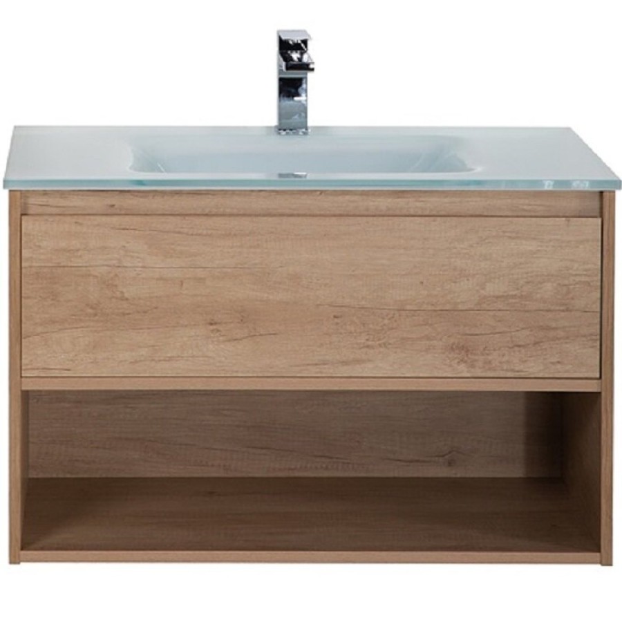 Тумба под раковину BelBagno Kraft 100, подвесная, цвет Rovere Nebrasca Nature, Kraft-1000-1C-SO-RNN