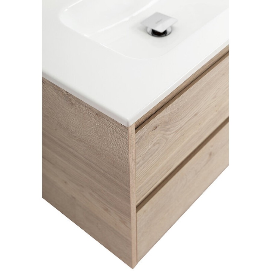 Тумба под раковину BelBagno Kraft-1200-2C-1A-SO-RGB-R, 120 см, подвесная, Rovere Galifax Bianco, правая