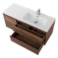 Тумба под раковину BelBagno Kraft-1200-2C-1A-SO-RT-R, 120 см, подвесная, Rovere Tabacco, правая