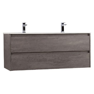 Тумба под раковину BelBagno Kraft-1200-2C-SO-2-CG, 120 см, подвесная, Cemento Grigio