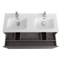 Тумба под раковину BelBagno Kraft-1200-2C-SO-2-CG, 120 см, подвесная, Cemento Grigio