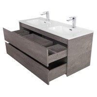 Тумба под раковину BelBagno Kraft-1200-2C-SO-2-CG, 120 см, подвесная, Cemento Grigio