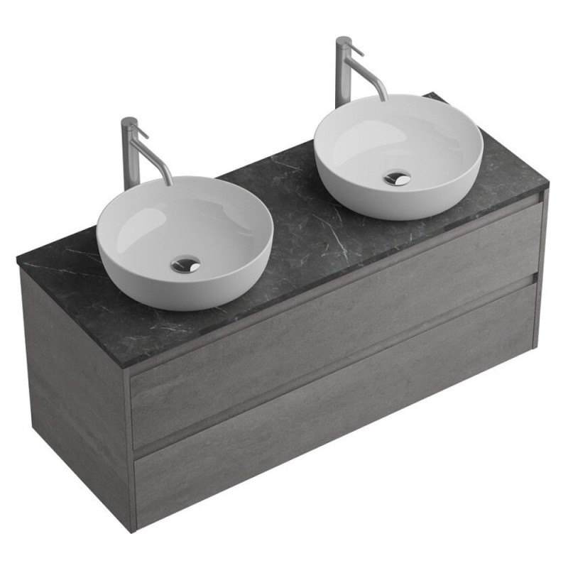 Тумба под раковину BelBagno Kraft-1200-2C-SO-2-CG, 120 см, подвесная, Cemento Grigio