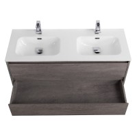 Тумба под раковину BelBagno Kraft-1200-2C-SO-2-CG, 120 см, подвесная, Cemento Grigio