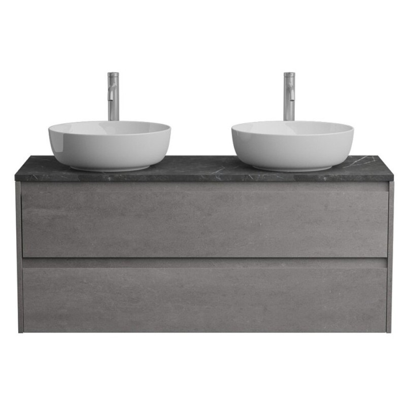 Тумба под раковину BelBagno Kraft-1200-2C-SO-2-CG, 120 см, подвесная, Cemento Grigio