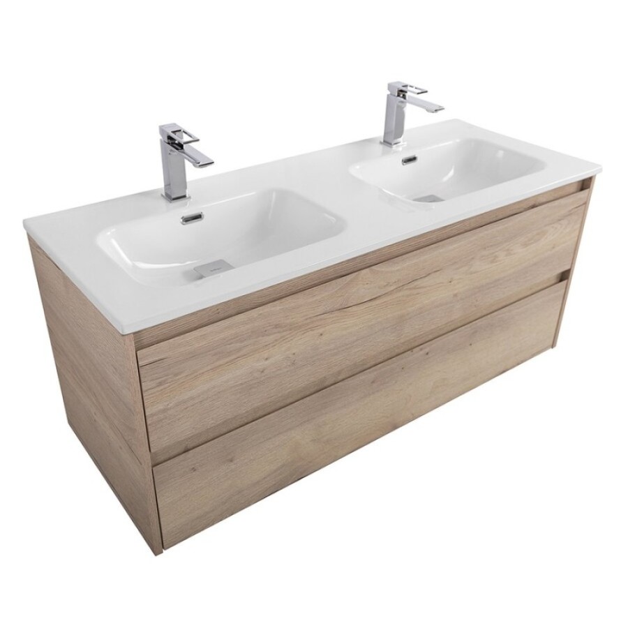 Тумба под раковину BelBagno Kraft-1200-2C-SO-2-RGB, 120 см, подвесная, Rovere Galifax Bianco