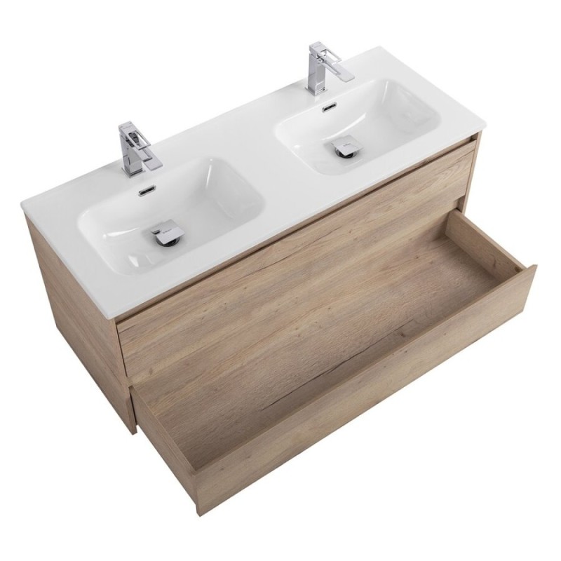 Тумба под раковину BelBagno Kraft-1200-2C-SO-2-RGB, 120 см, подвесная, Rovere Galifax Bianco