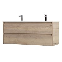 Тумба под раковину BelBagno Kraft-1200-2C-SO-2-RGB, 120 см, подвесная, Rovere Galifax Bianco