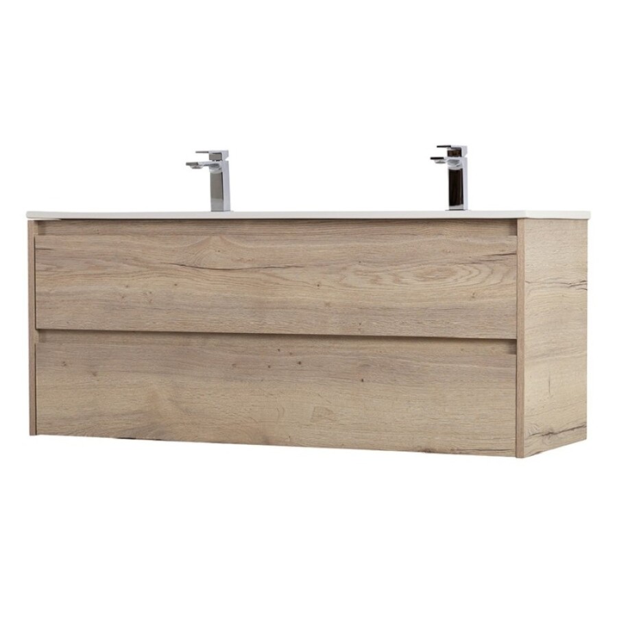 Тумба под раковину BelBagno Kraft-1200-2C-SO-2-RGB, 120 см, подвесная, Rovere Galifax Bianco