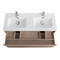 Тумба под раковину BelBagno Kraft-1200-2C-SO-2-RGB, 120 см, подвесная, Rovere Galifax Bianco