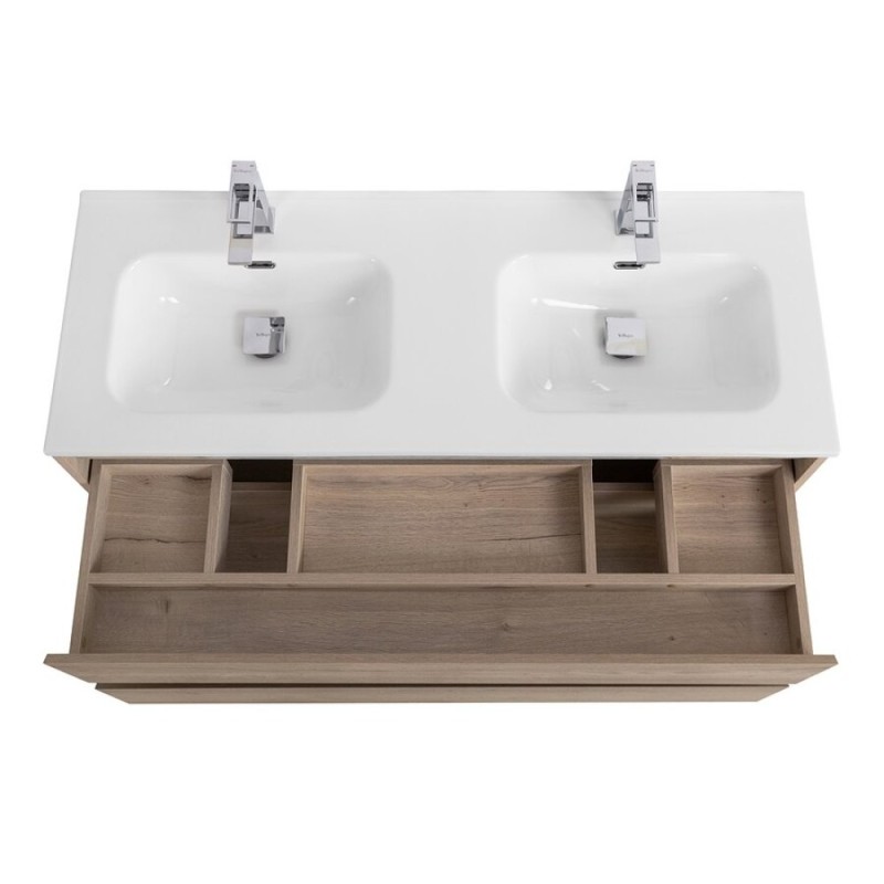 Тумба под раковину BelBagno Kraft-1200-2C-SO-2-RGB, 120 см, подвесная, Rovere Galifax Bianco