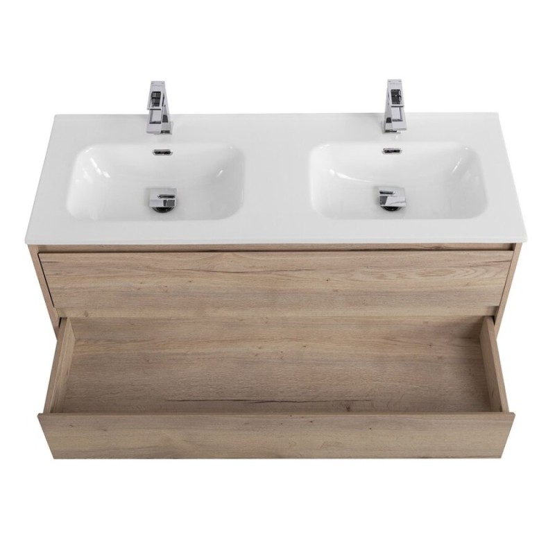 Тумба под раковину BelBagno Kraft-1200-2C-SO-2-RGB, 120 см, подвесная, Rovere Galifax Bianco