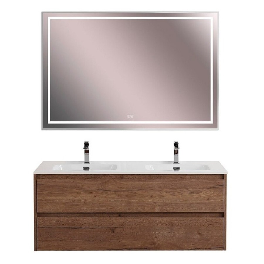 Тумба под раковину BelBagno Kraft-1200-2C-SO-2-RT, 120 см, подвесная, Rovere Tabacco