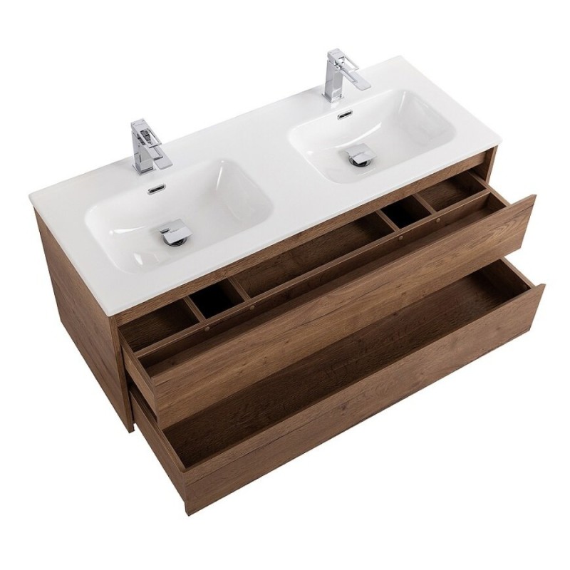 Тумба под раковину BelBagno Kraft-1200-2C-SO-2-RT, 120 см, подвесная, Rovere Tabacco