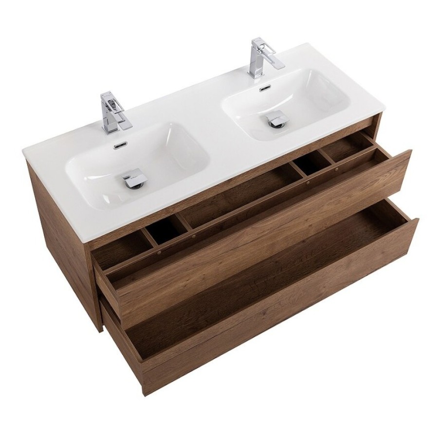 Тумба под раковину BelBagno Kraft-1200-2C-SO-2-RT, 120 см, подвесная, Rovere Tabacco