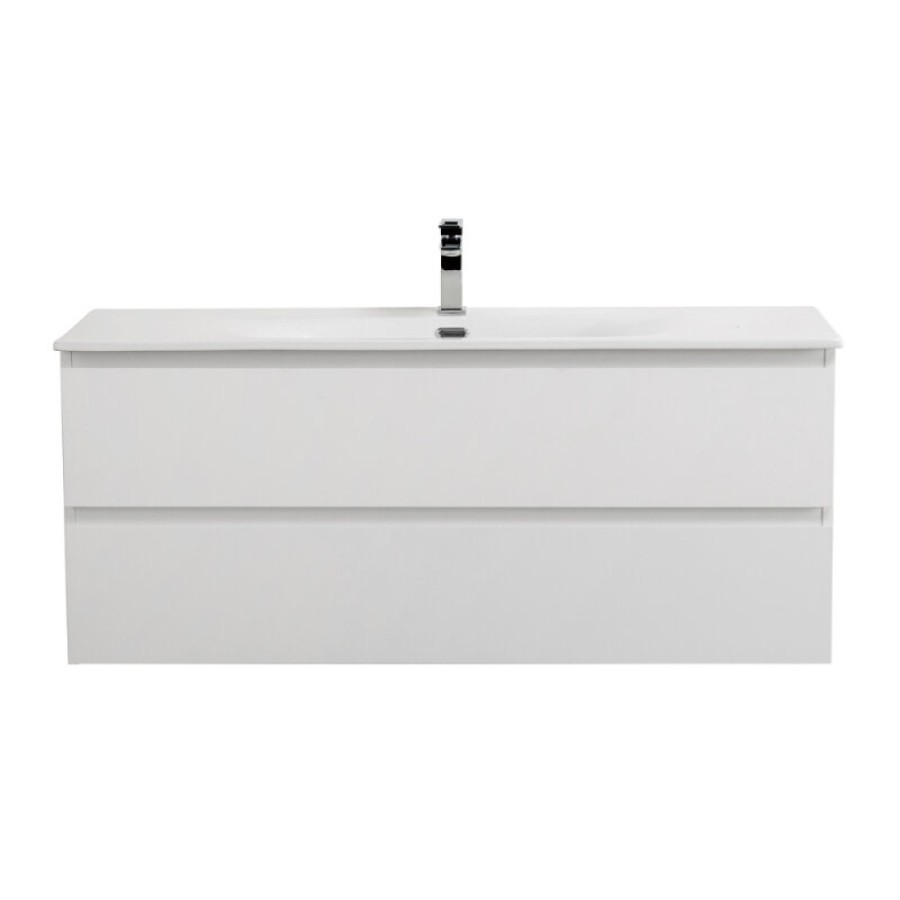 Тумба под раковину BelBagno KRAFT-1200-2C-SO-BO, 120 см, подвесная, цвет Bianco Opaco