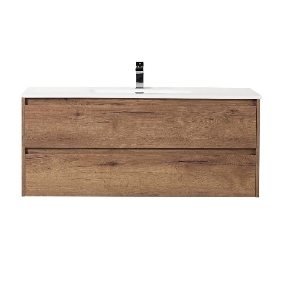 Тумба под раковину BelBagno Kraft 120, подвесная, цвет Rovere Tabacco, Kraft-1200-2C-SO-RT