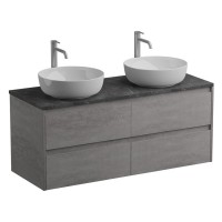 Тумба под раковину BelBagno Kraft-1200-4C-SO-2-CG, 120 см, подвесная, Cemento Grigio