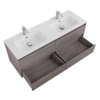Тумба под раковину BelBagno Kraft-1200-4C-SO-2-CG, 120 см, подвесная, Cemento Grigio